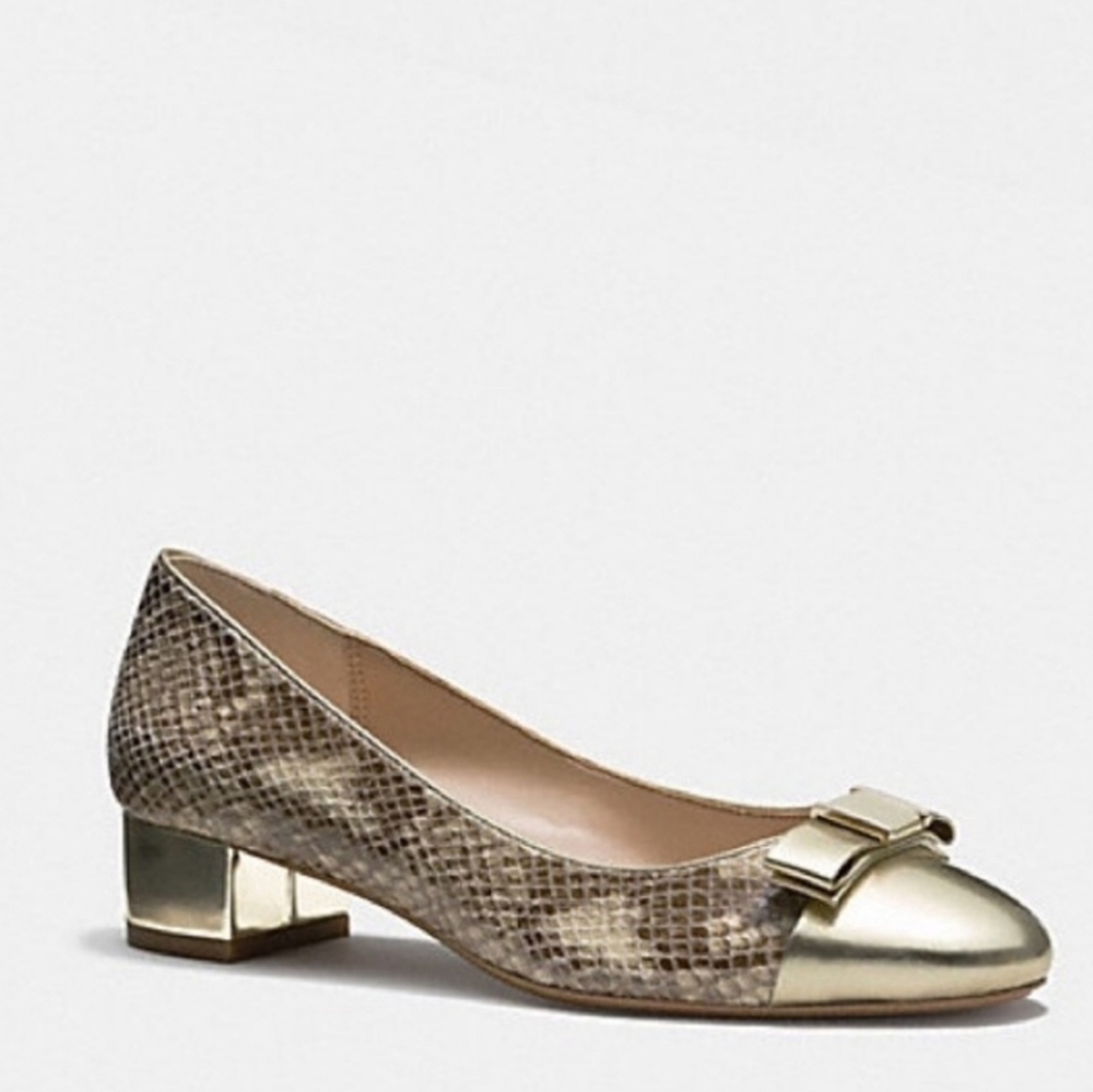 Coach Rivera Low Block Heels